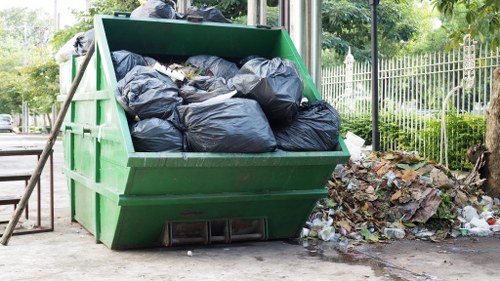 Professional garden clearance process
